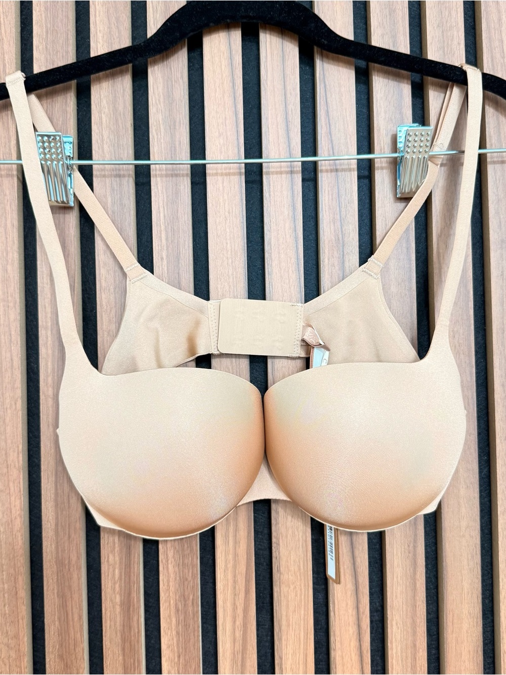 NWT Skims Balconette Push-Up Bra 34B Clay Beige